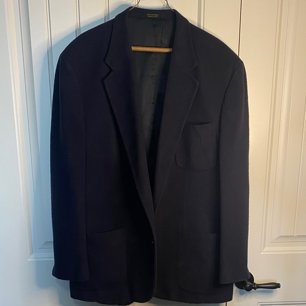 Classic Men's Wool Blazer